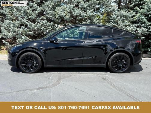 Solid Black 2025 Tesla Model Y Long Range Dual Motor All-Wheel Drive