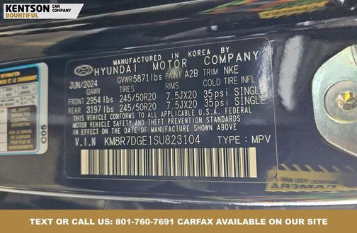 Abyss Black Pearl 2025 Hyundai PALISADE Calligraphy Night Edition