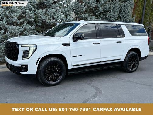 Summit White 2025 GMC Yukon XL Denali
