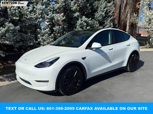 Pearl White Multi-Coat 2023 Tesla Model Y Long Range Dual Motor All-Wheel Drive