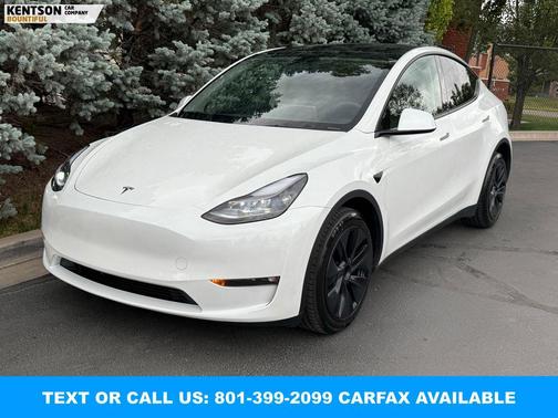 Pearl White Multi-Coat 2024 Tesla Model Y Long Range Dual Motor All-Wheel Drive