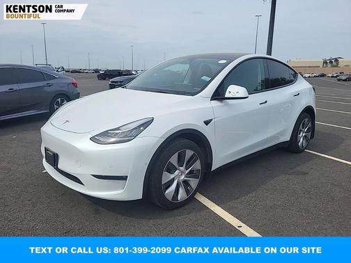 Pearl White Multi-Coat 2022 Tesla Model Y Long Range Dual Motor All-Wheel Drive