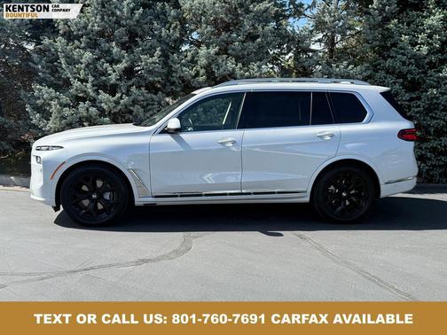 White Metallic 2025 BMW X7 xDrive40i