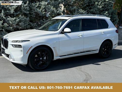White Metallic 2025 BMW X7 xDrive40i