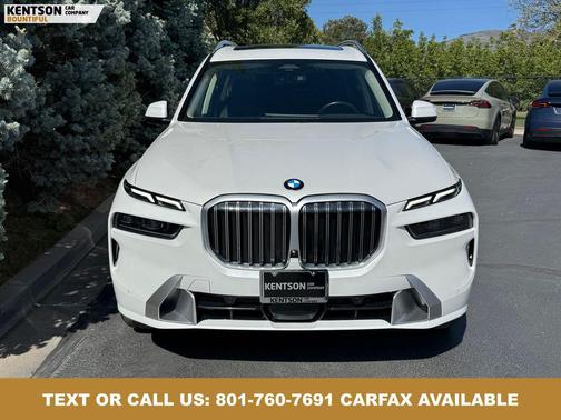 White Metallic 2025 BMW X7 xDrive40i
