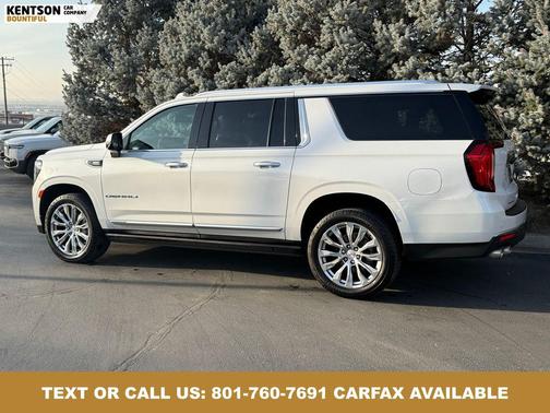 White 2022 GMC Yukon XL Denali