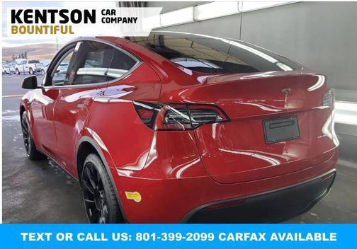 Red Multi-Coat 2022 Tesla Model Y Long Range Dual Motor All-Wheel Drive