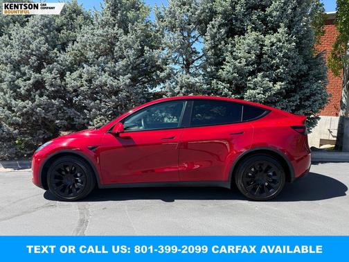 Red Multi-Coat 2022 Tesla Model Y Long Range Dual Motor All-Wheel Drive