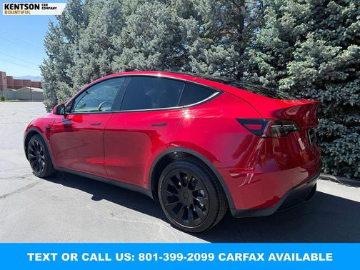 Red Multi-Coat 2022 Tesla Model Y Long Range Dual Motor All-Wheel Drive