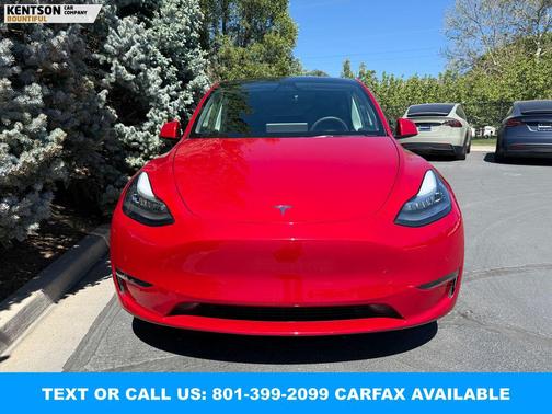 Red Multi-Coat 2022 Tesla Model Y Long Range Dual Motor All-Wheel Drive