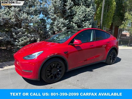 Red Multi-Coat 2022 Tesla Model Y Long Range Dual Motor All-Wheel Drive