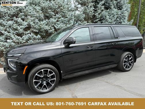 Black 2025 Chevrolet Suburban RST