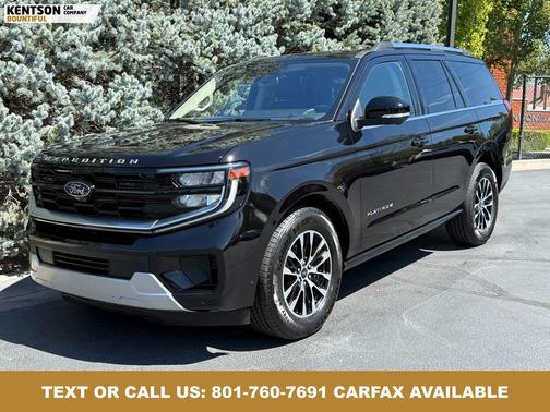 Black Metallic 2025 Ford Expedition Platinum