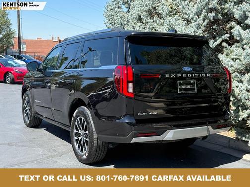 Black Metallic 2025 Ford Expedition Platinum