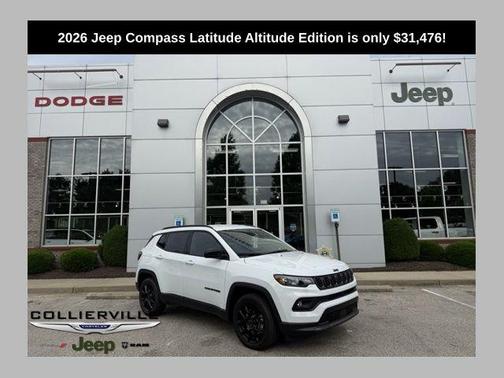 Bright White Clearcoat 2026 Jeep Compass Latitude