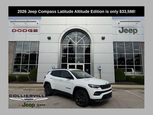 Bright White Clearcoat 2026 Jeep Compass Latitude