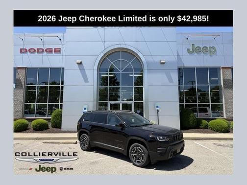 Diamond Black 2026 Jeep Cherokee LAREDO/LIMITED