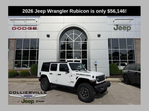 Bright White Clearcoat 2026 Jeep Wrangler Rubicon