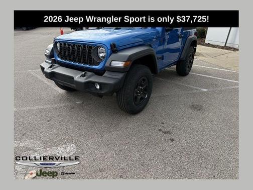 Hydro Blue Pearl 2026 Jeep Wrangler Sport