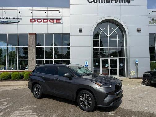 Magnetic Gray Metallic 2021 Toyota Highlander Hybrid XLE