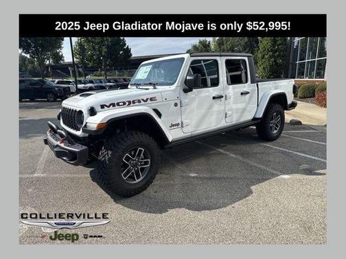 Bright White Clearcoat 2025 Jeep Gladiator Mojave