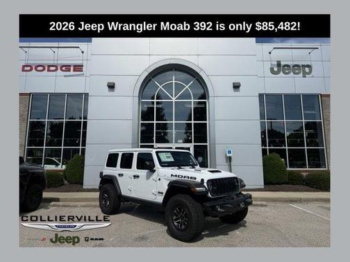 Bright White Clearcoat 2026 Jeep Wrangler Moab 392