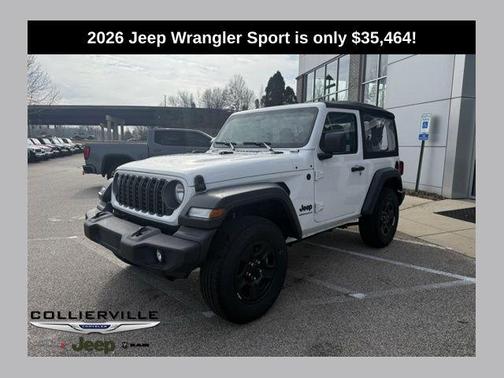 Bright White Clearcoat 2026 Jeep Wrangler Sport