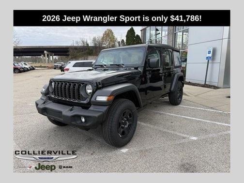 Black Clearcoat 2026 Jeep Wrangler Sport