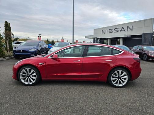Red Multi-Coat 2020 Tesla Model 3 Long Range