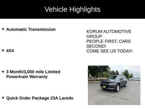2023 Jeep Grand Cherokee L Laredo