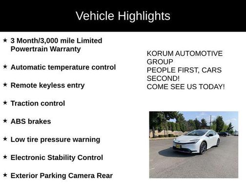 2023 Toyota Prius XLE