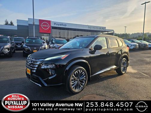 Super Black 2026 Nissan Rogue Platinum