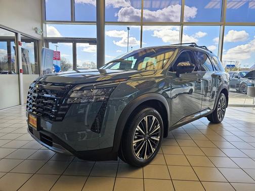 Baltic Teal 2026 Nissan Pathfinder Platinum