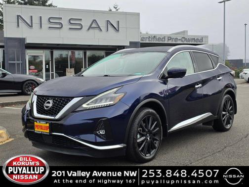 Deep Ocean Blue Pearl 2023 Nissan Murano Platinum Intelligent AWD