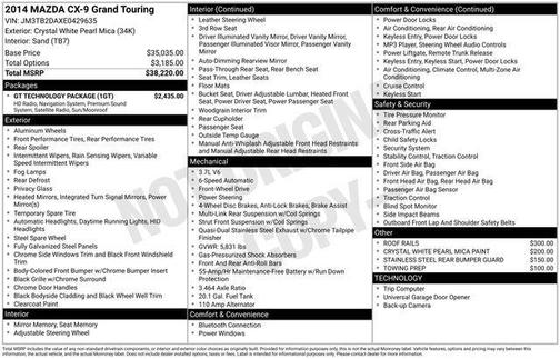 2014 Mazda CX-9 Grand Touring