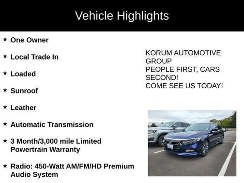 2019 Honda Accord Hybrid EX-L