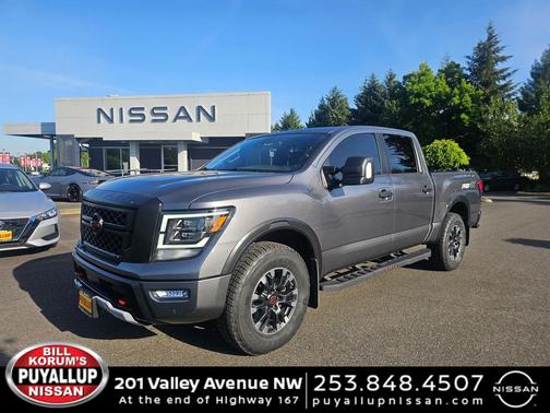 Gun Metallic 2023 Nissan Titan PRO-4X