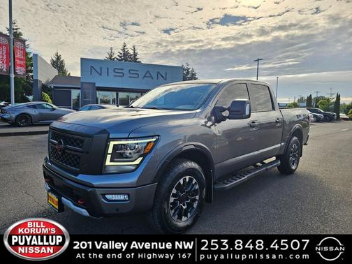 Gun Metallic 2023 Nissan Titan PRO-4X