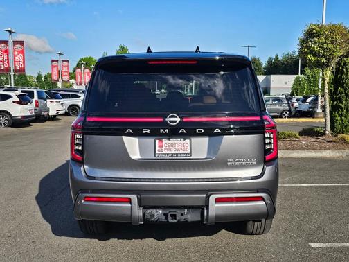 Gun Metallic/Super Black 2025 Nissan Armada Platinum Reserve 4WD