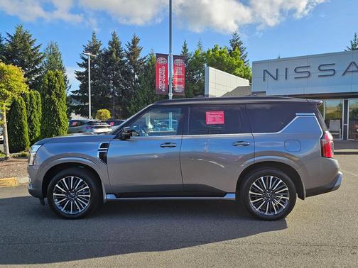 Gun Metallic/Super Black 2025 Nissan Armada Platinum Reserve 4WD