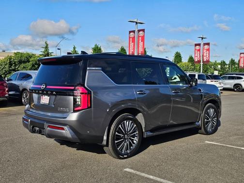 Gun Metallic/Super Black 2025 Nissan Armada Platinum Reserve 4WD