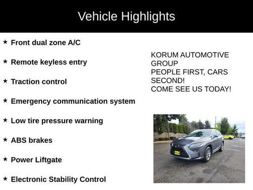 2018 Lexus RX 350 Base