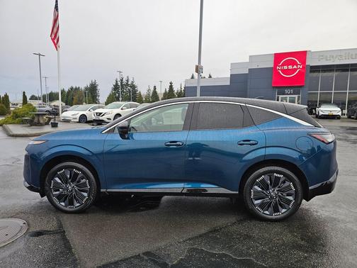 Aurora Blue Pearl Metallic/Super Black 2026 Nissan Murano Platinum