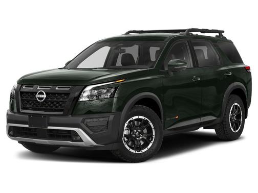 Obsidian Green Pearl/Super Black 2023 Nissan Pathfinder Rock Creek 4WD