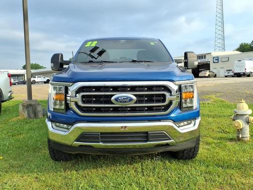 Antimatter Blue Metallic 2022 Ford F-150 XLT