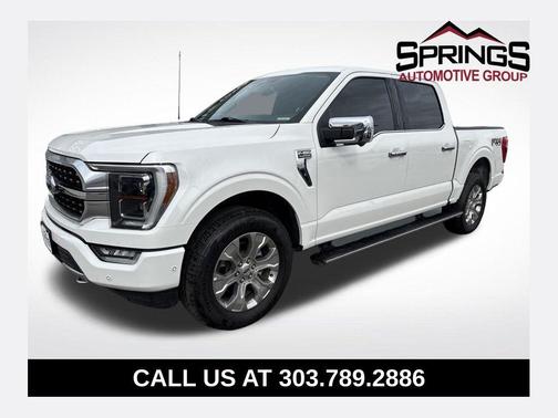 Star White Metallic Tri-Coat 2022 Ford F-150 Platinum