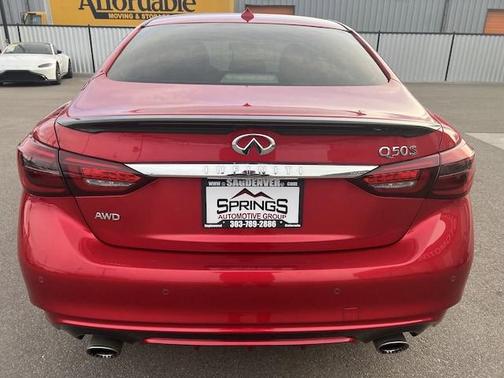 Photo 4 of 32 of 2019 INFINITI Q50 3.0t Red Sport 400