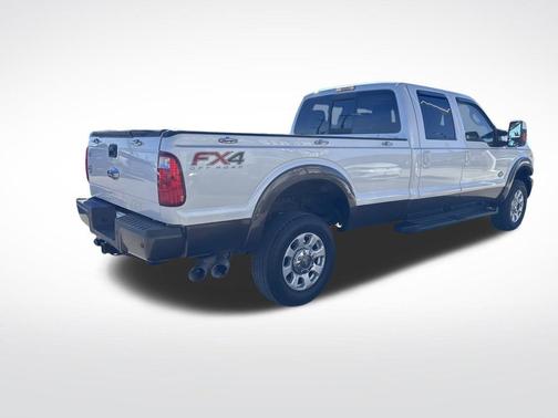 White Platinum Metallic Tri-Coat 2015 Ford F-350 Lariat