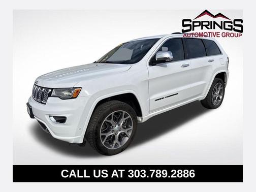 Bright White Clearcoat 2021 Jeep Grand Cherokee Overland