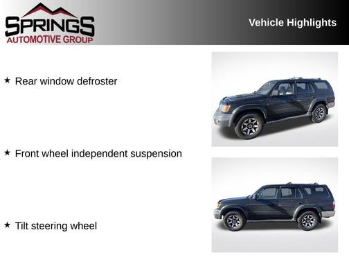 2001 Toyota 4Runner SR5